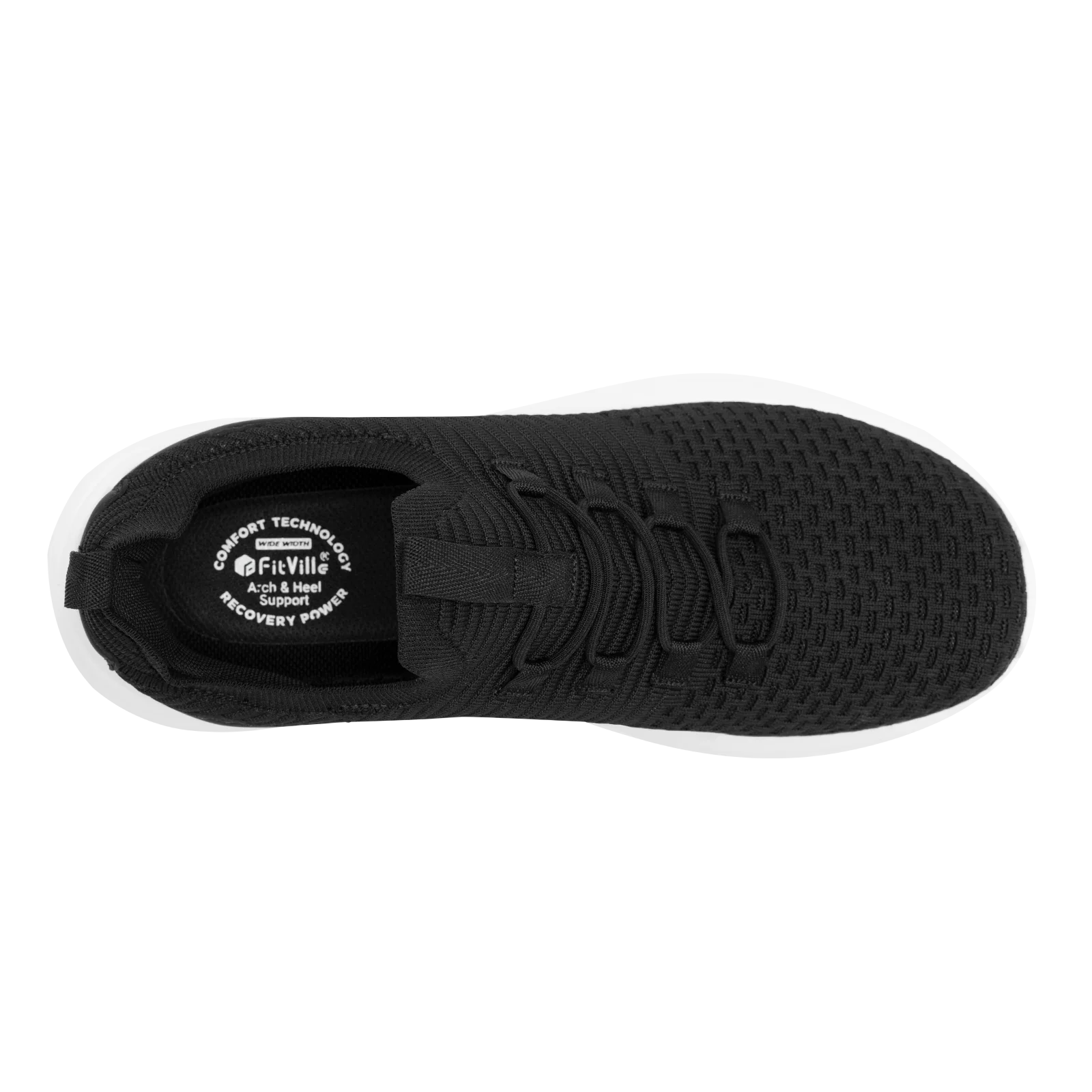 FitVille Herrenschuhe zum Hineinschlüpfen, leichte, breite Breite für Plattfüße, Plantarfasziitis, Fersenschmerzlinderung.