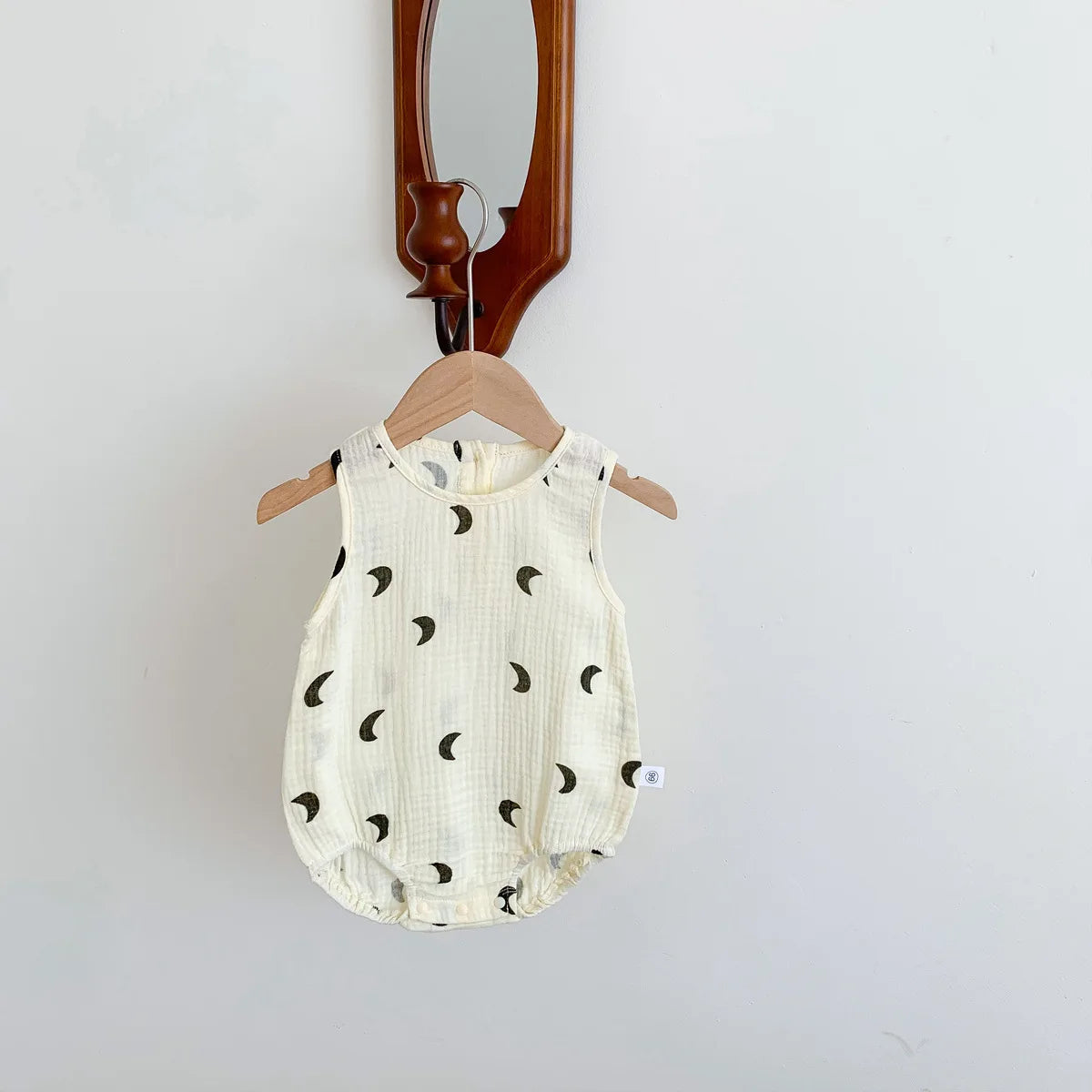 2023 neue Im Sommer Infant Neugeborene Baby Mädchen Jungen Falten Tuch Baumwolle Outfits Kinder Casual Overalls Kleinkind Bodys.