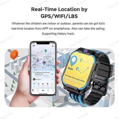 New Kids 5G Smart Watch SOS GPS+BDS/GLONASS Location Phone Call Camera Child Smartwatch 1.83 Inch WIFI Waterproof For Watch Gift.