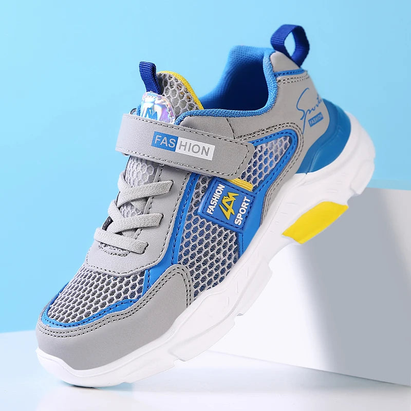 4 Color Kids' Breathable Mesh Sneakers Non-Slip School Sports Shoes for Boys Girls Lightweight Casual Walking Shoes.