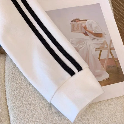 Pant Set Women Two Piece Sets Denim Splice Zipper Matching Sets Casual Coats Wide Leg Long Pants Lace Up Elastic Waist 2025.