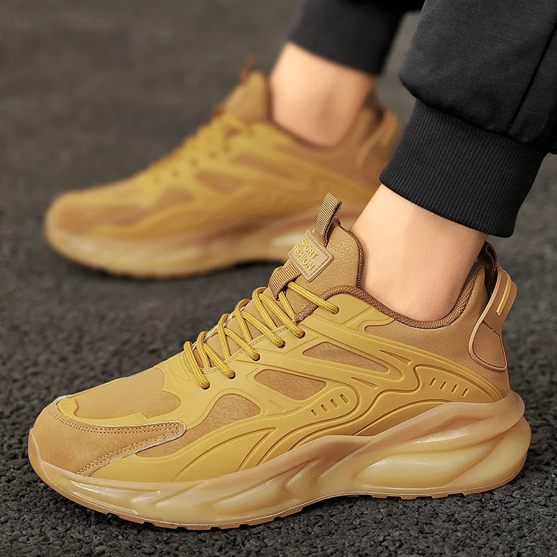 YRZL Herren-Turnschuhe, lässig, Sport, atmungsaktiv, Laufschuhe, bequemes Gehen, leichter Mesh-Schuh, Outdoor, rutschfest, Tennis-Mann