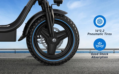 TOOFLY GQ8 Adult Electric Scooter 250W 48V15AH Foldable E-scooter  Inch Vacuum Tires City Commuter Electric Scooter.