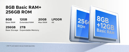 DOOGEE T36 Smart Tablet PC Android 15 12'' Display 32GB RAM (8GB+24GB) 256GB Unisoc T620 Octa Core 8800mAh Battery Widevine L1.