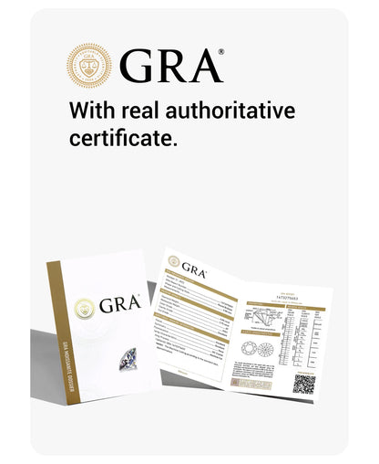 GIGAJEWE Hoop Earring Moissanite Natural Blue Color VVS1 S925 Silver 18K Gold Plated Diamond Test Passed Jewelry Woman Wife Gift.