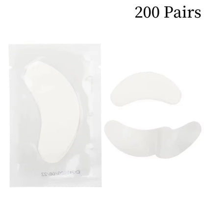 50pairs Eye Patches Under Eye Pads Paper Gel Lash Pad Eye Sticker Tips Wraps Hydrogel Eyelash Extension Patch Makeup Tool.