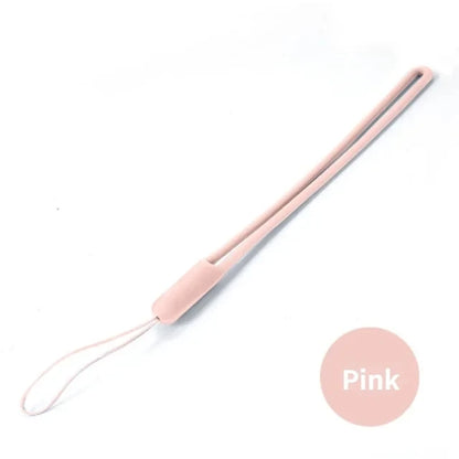 Silicone Wrist Straps Mobile Phone Strap Charms Cute Lanyards for Iphone Strap Camera Keys Cord Lanyard Key Chains Hanging Rope.