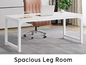 Moderner Computertisch, 63 x 31,5 Zoll großer Chefbüroschreibtisch Computertisch Arbeitszimmer Schreibtisch Workstation