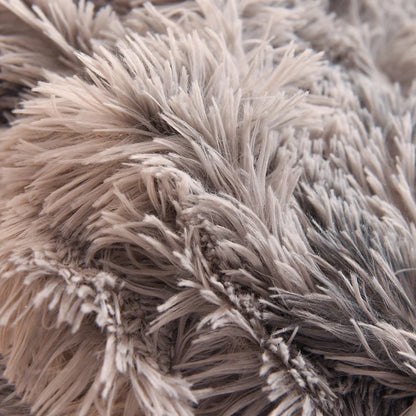 3Pcs Super Shaggy Coral Fleece Warm Cozy Princess Bedding Set Mink Velvet Duvet Cover Set Bed Comforter Cover Blanket Pillowcase