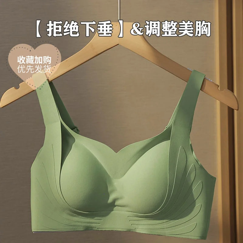 Lifting Goddess Front Buckle Sports Vest Underwear Adjustable Anti-Sagging External Expansion Gathering Beautiful Back Bra.