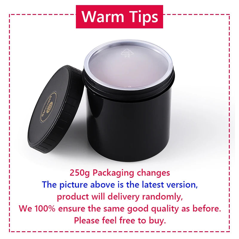 MSHARE 50g/250g Shimmer Pink White Acrylic Gel TPO Free Glitter Shiny Extension Acryl Hard Gel Nails Sculpting Construction