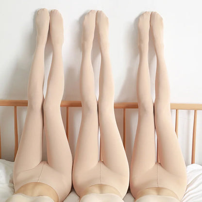 DOIAESKV New Women Pantyhose Plus Size 120D Warm Autumn Winter Tight High Waist Female Stretchy Slim Skinny Velvet Stocking