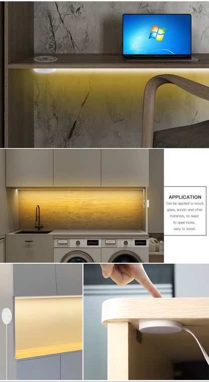 24V 10m Touch Dimmer und Hand Sweep Sensor Schalter Cob LED Streifen Licht 120leds/m LED Band Band linear dimmbar für Raum dekoration.