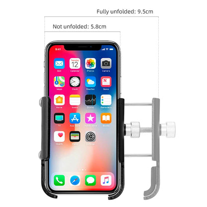 iBudim Bike Phone Holder 360 Rotation Bicycle Phone Holder for 4.7-7.0 inch Devices Motorcycle Handlebar Mobile Phone Stand.