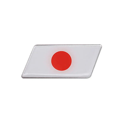 3D Epoxy Sweden France Germany Car Flag Sticker for Peugeot 308 3008 307 207 208 508 2008 306 406 4008 5008 206 408 407 2008