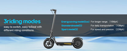 EMOKO A19 City E-Scooter 500W 36V15AH Battery 12 Inch Tires EScooter Adult City Commuter Electric Scooter.