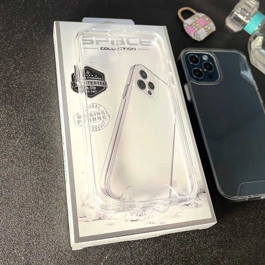 Clear Transparent Case For iPhone 11 Case for iPhone 11 pro max Cover Anti drop hard half pack for iPhone 11 pro Cases.