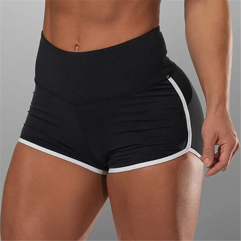 Women Summer Shorts for Sports Fitness Gym Skinny Slim Shorts Causal Yoga Shorts Low Waist Stretchy Short Pants Gym Clothing.