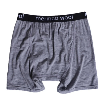 Herren-Boxershorts aus Merinowolle, Herrenunterwäsche, 100 % Merinowolle, Herren-Boxershorts aus Merinowolle, weich, bequem, atmungsaktiv, feuchtigkeitsableitend, USA-Größe