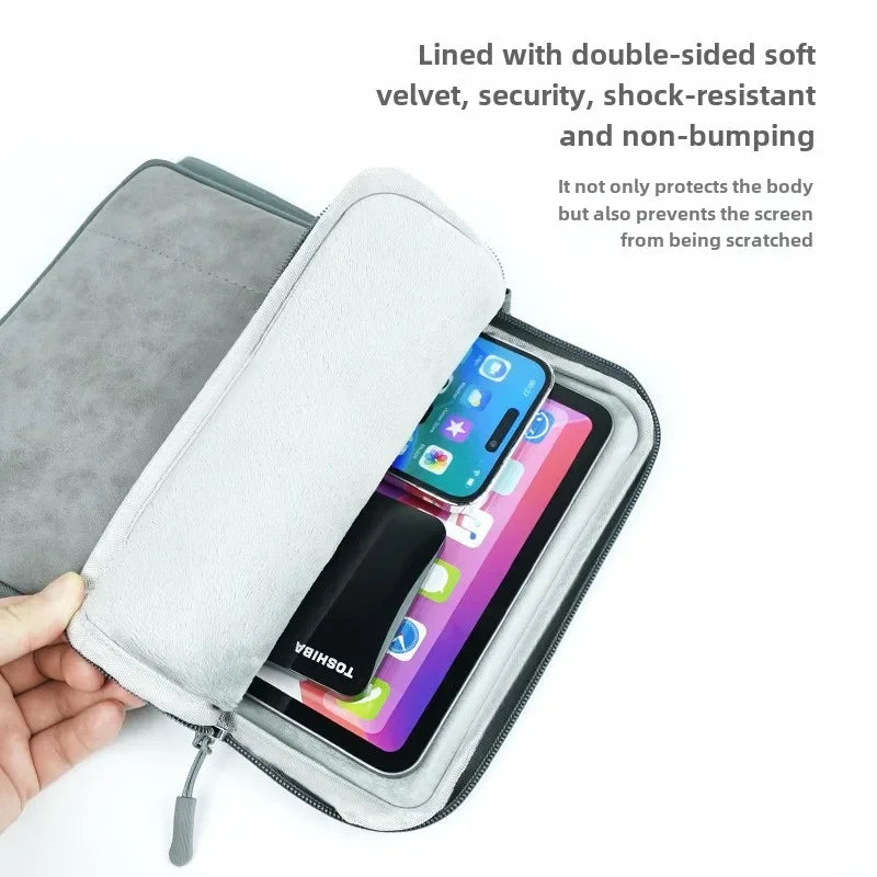 Tablet Bag Sleeve 7.9-1113 14 Inch Handbag for IPad Pro Samsung Xiaomi Bag Cover Shockproof Portable Pouch Pockets Tablet Cases.