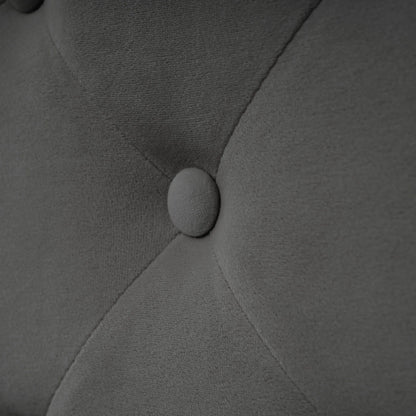 KOMHTOM Einzelbett 90x200 cm Samt - USB Type C Ladefunktion, APP-Control LED, 2 Schubladen, ohne Matratze