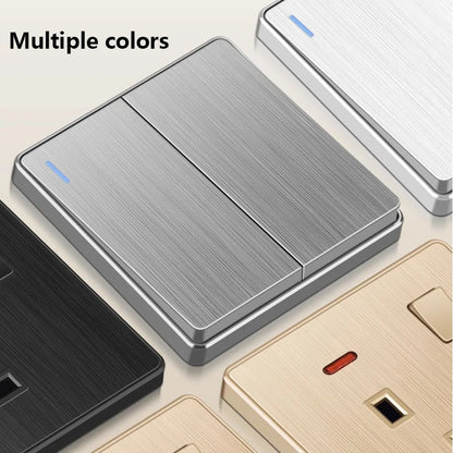 Gold 13A UK Stecker USB Steckdose, Haushalt elektrische licht schalter, universal 5 loch Dual Buchse mit USB Ladegerät, AC110-250V.