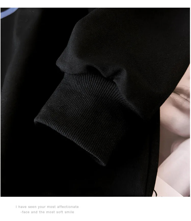 175 kg Plus Größe Damen Büste 170 Frühling Herbst lose Langarm Cartoon Print Pullover Sweatshirts 4XL 5XL 6XL 7XL 8XL 9XL.