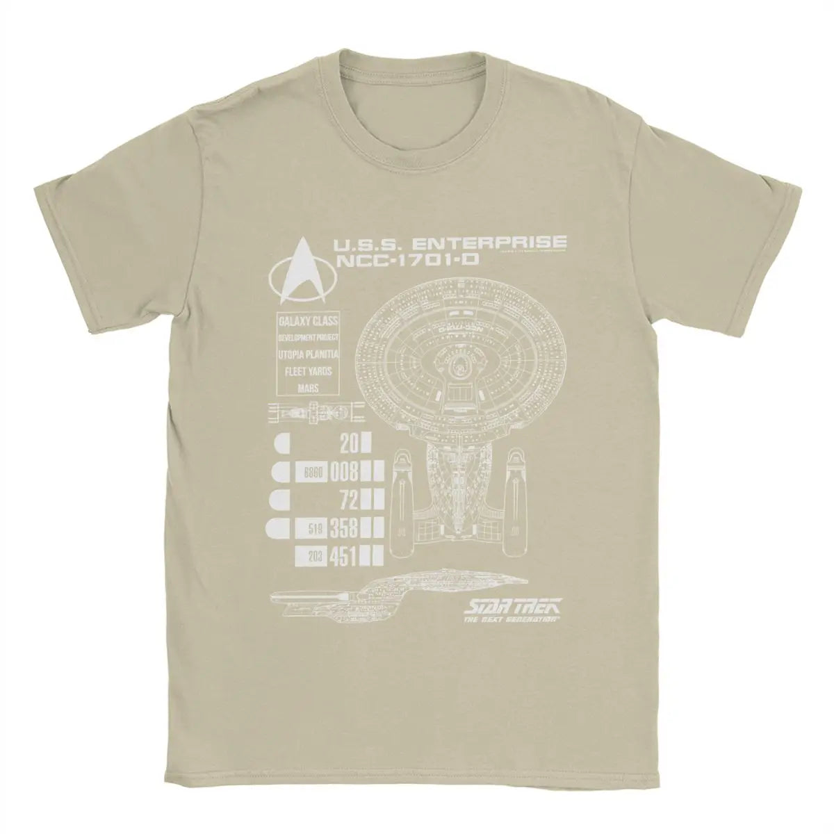 Stars Treks T Shirts Men 100% Cotton Funny T-Shirts Round Neck Tee Shirt Short Sleeve Clothes Gift Idea.