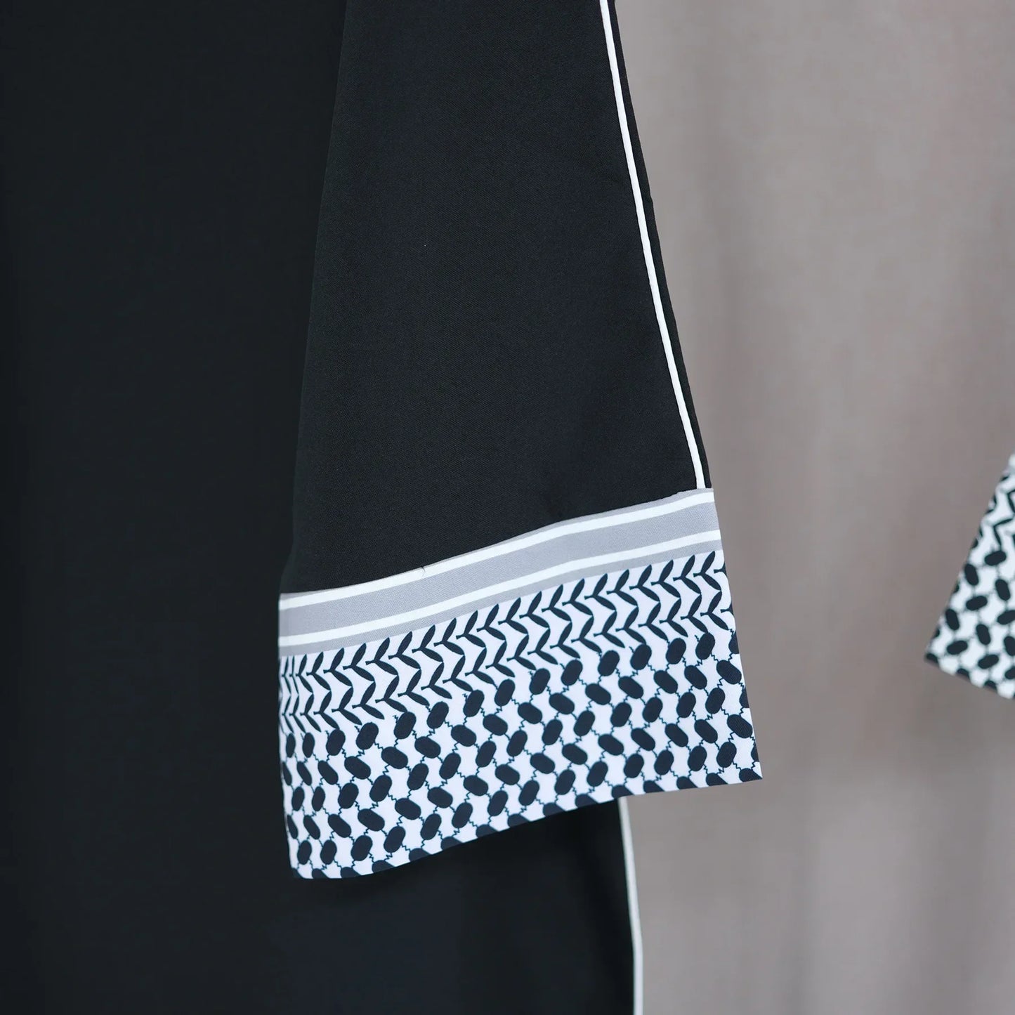 Linen Closed Abaya Keffiyeh Muslim Dress Printed Abayas for Women Dubai 2025 Luxury Turkey Ramadan Islamic Clothes Kaftan Robe