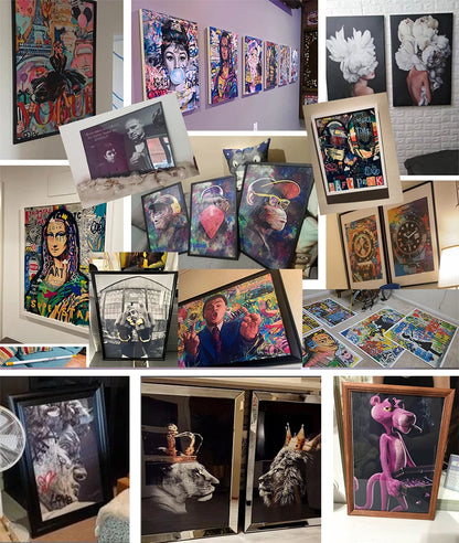 Golden Radiant African Beauty Art Posters Print Canvas Painting Modern Fashion Portrait Wall Art Mural for Liivng Room Decor.