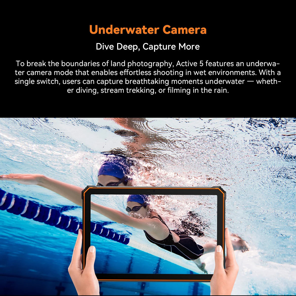 Blackview Active 5 [No EU Charger] 24(8+16)GB+128GB 8.68'' IPS Rugged Tablet 6600mAh Tablet Android 15 90Hz Doke AI 16MP+13MP NFC Fingerprint.