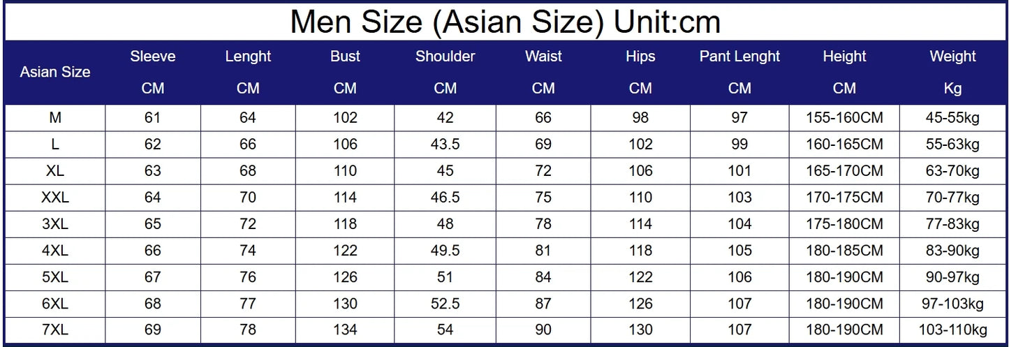 Plus Size 6XL 7XL Men's Sportswear Casual Cotton Tracksuits Men Sets Outwear Jacket+Sweatpant Joggers Running Winter Sports Suit.