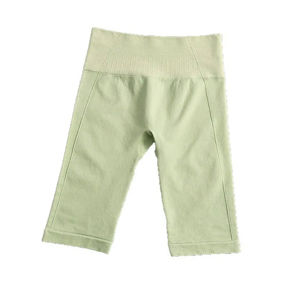 Women's High-Waisted Yoga Shorts Butt-Lifting Gym Running Shorts with Naked Sensation Workout Seamless Activewear for Training.