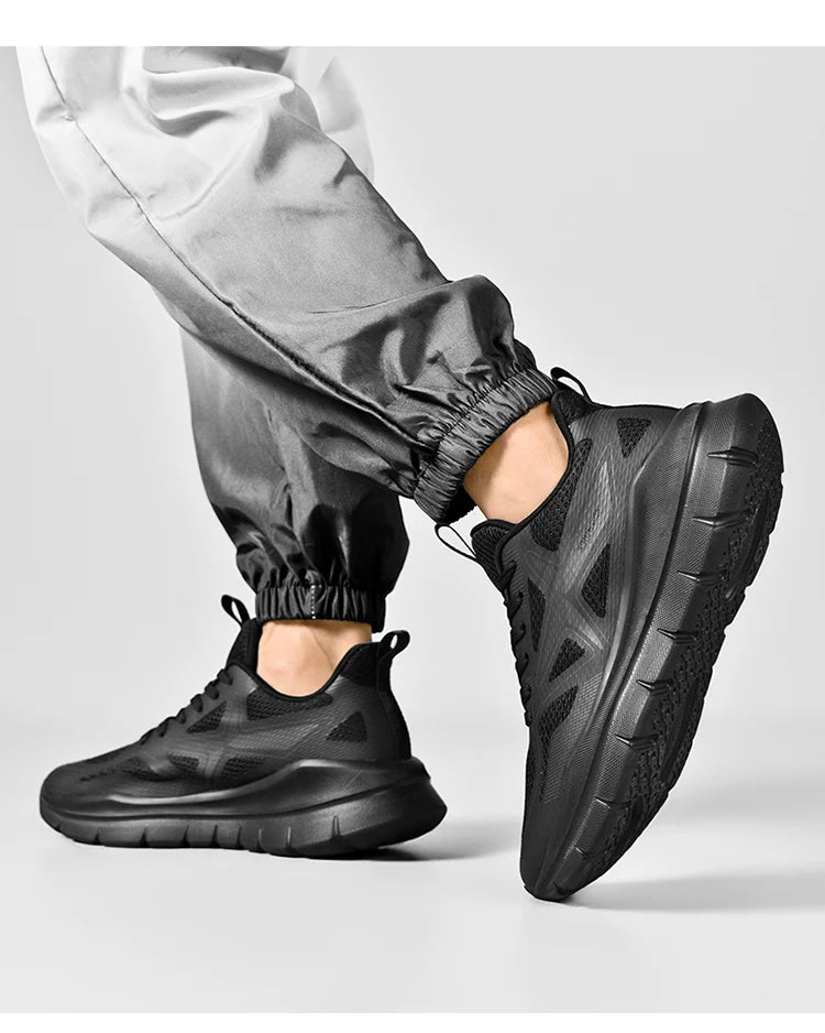 Men's Running Shoes Marathon Breathable Lightweight Women's Comfortable Casual Athletic Nonskid Walking Sports Sneakers