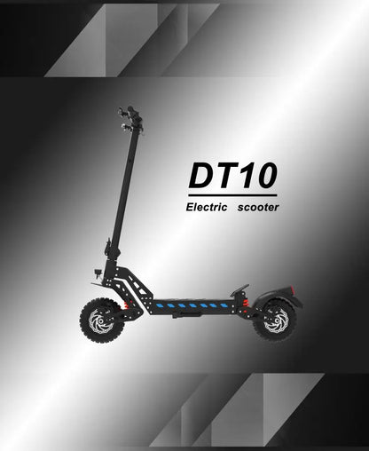 DriveTron DT10 Dual Electric E-Scooter 1400*2W Peak Power 48V20.8AH Battery 10‘’ City Tire Adult Electric Scooter.