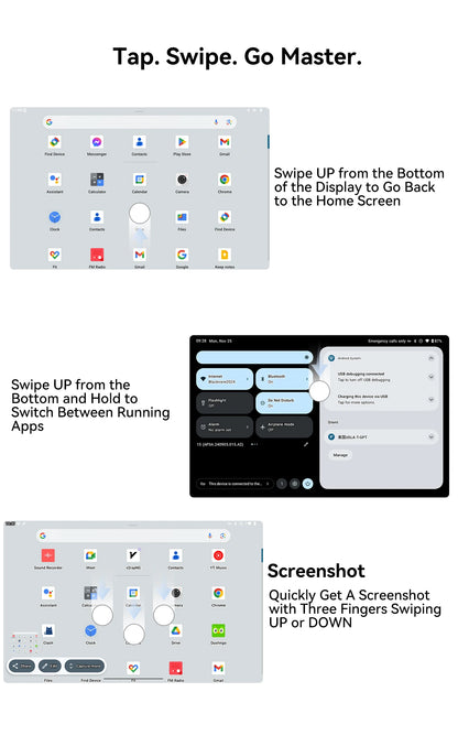 Blackview MEGA 2 Android 15 Tablet 12 inch 2K Display 36(12+24)GB 256GB Unisoc T615 9000mAh Battery Widevine L1 Pad PC