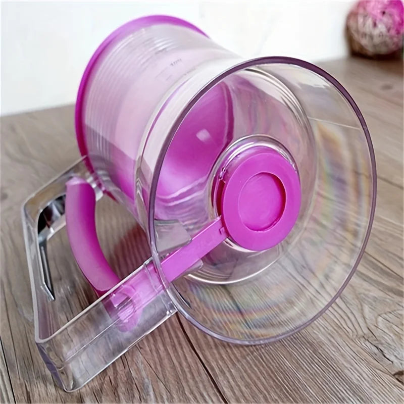 1 Pcs 900ml Batter Dispenser Hand-held Graduated Funnel Pastry Dough Dispensador For Pancake Cupcakes Cake.