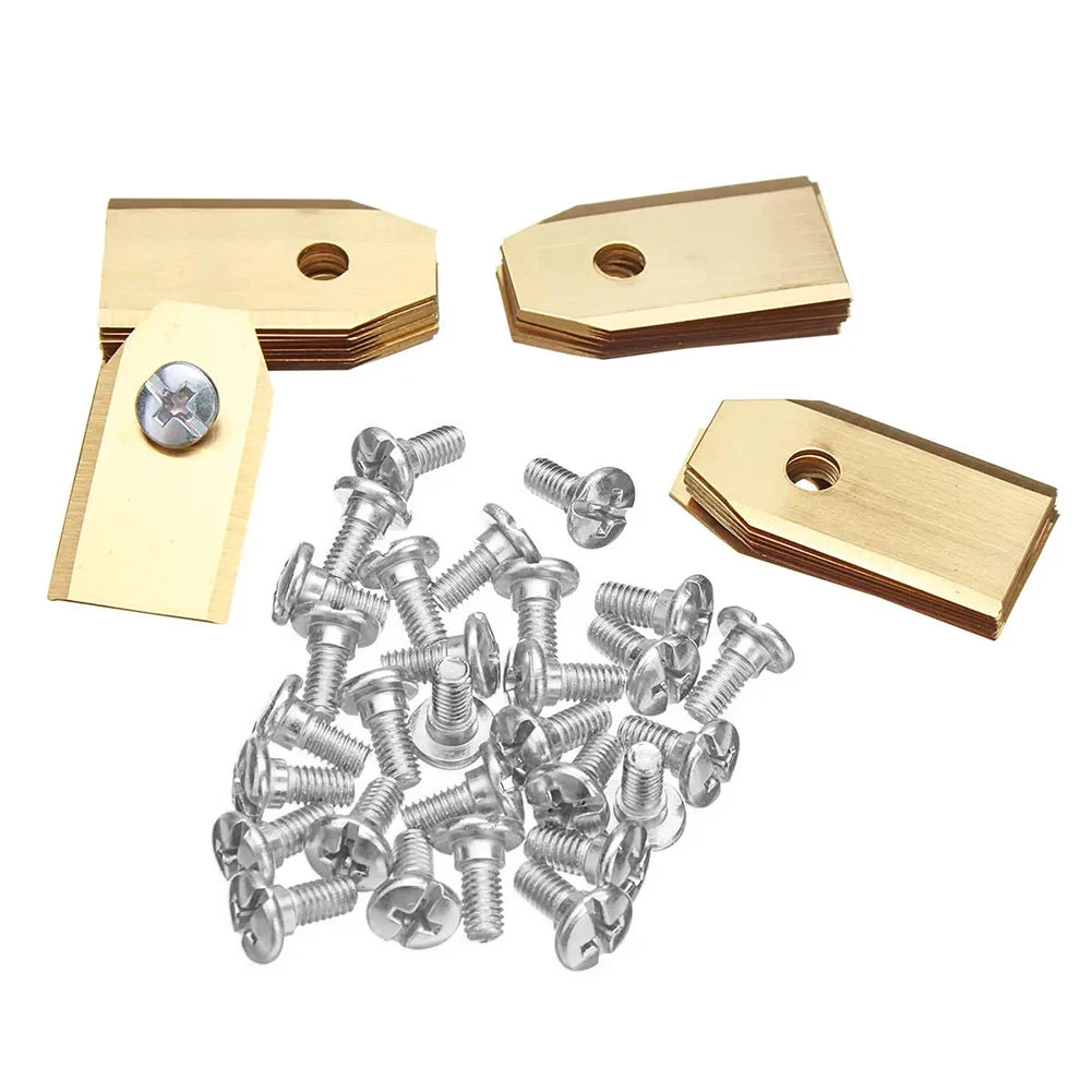 18/30PCS Rasenmäher Schneidmesser Edelstahl Mäher Cutter Klinge Ersatz Trimmer Cutter für Husqvarna Automower/Gardena