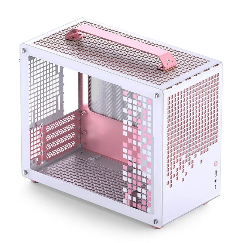 JONSBO Z20 MATX Case Detachable Handle Supports 240 Water-cooled 363mm Graphics Card Side  Transparency Desktop Mini PC Chassis