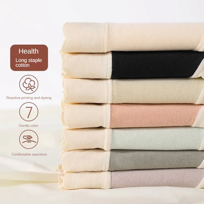 3PCS Female Underwear Antibacterial Pure Cotton Sexy Mid-rise Cotton Panties Woman Traceless Fashions Women's Intimate Intimates.