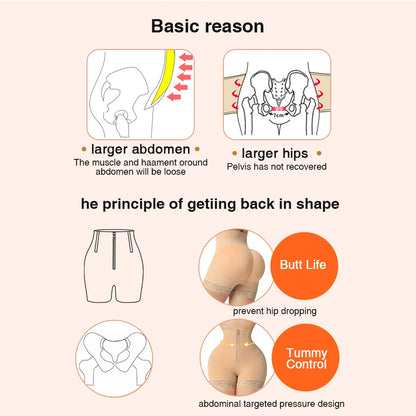 Fajas Colombianas Waist Trainer Butt lifter Body Shapewear Corset Push Up High Waist Panties Underwear Tummy Control Hip Enhance.