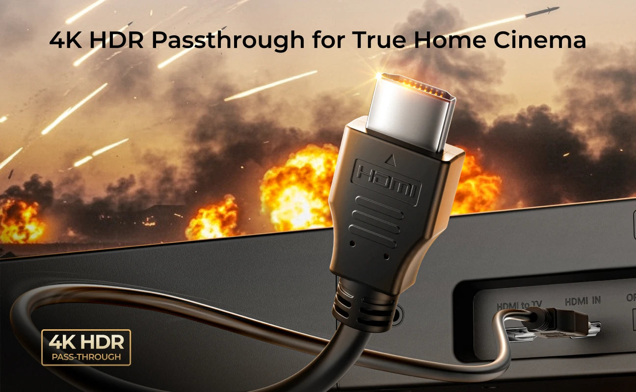 ULTIMEA Skywave X40 5.1.2ch Wireless Surround Sound System for TV with Dolby Atmos, Home Cinema Soundbar with Wireless Subwoofer.