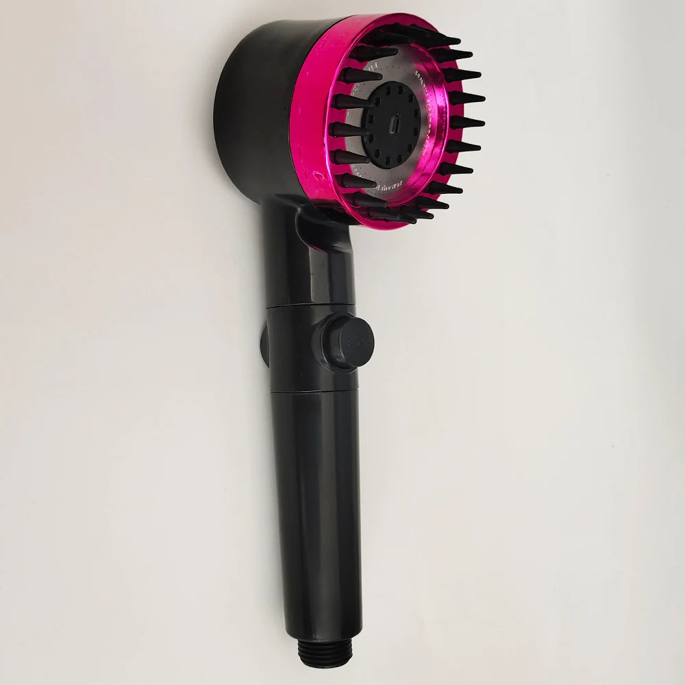 4 Modes Shower Head High Pressure Showerhead One-Key Stop Water Massage Shower Head With Filter Element Bathroom Accessories