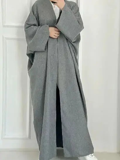 Ähnliche Baumwolle Leinen Batwing Kimono Abaya Dubai Islam Muslimischen Kleid Für Frauen Kebaya Kaftan Robe Musulmane Kaftan Marocain Femme