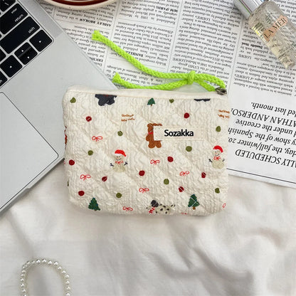 Cute Travel Cosmetic Lipstick Earphone Card Small Portable Storage Bag Purse Mini Makeup Handbags Pouch Organizer In Make Up Bag