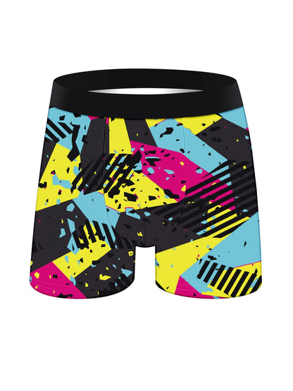 10 Stück Herren-Unterwäsche, weich, bequem, locker, hautfreundlich, lange Boxershorts für Herren, trendige, farbenfrohe, modische Herrenhosen