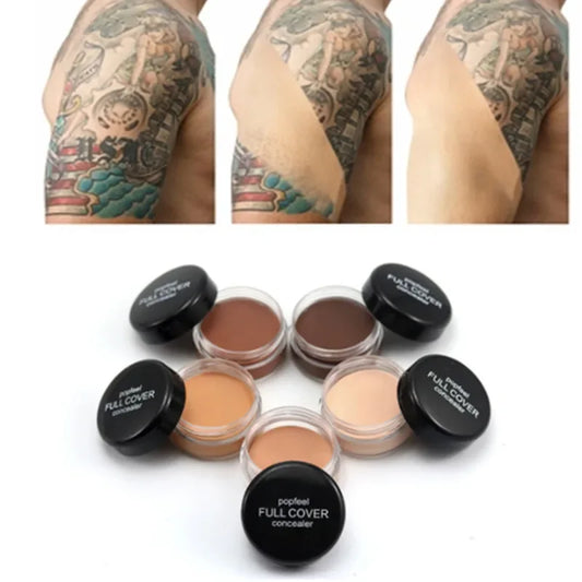 Hide Blemish Face Eye Lip Cream Concealer Makeup Foundation Professional Full Cover Contour Base Make Up Concealer Cream hot.