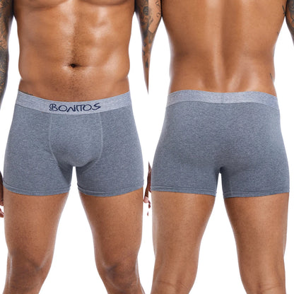 4 stücke Mann Unterwäsche Baumwolle Boxer Shorts Sexy Unterhosen Slip Herren Boxershorts männer Höschen Pack Marke