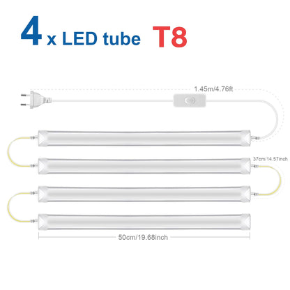 50CM 15W/T5 25W/T8 LED Tube Light 220V Aluminum LED Bulb Bar Wall Lamp For Reading Working Warehouse Home Kitchen Night Lighting