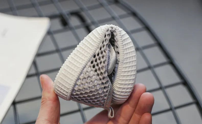 Kids Summer Shoes for Boys Girls Toddlers Children Casual Flats Air Mesh Net Breathable Hollow Cut-outs Sneakers Soft Fashion